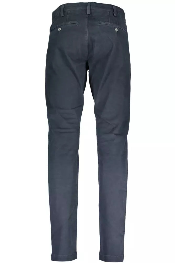 Gant Blue Cotton Men Trouser