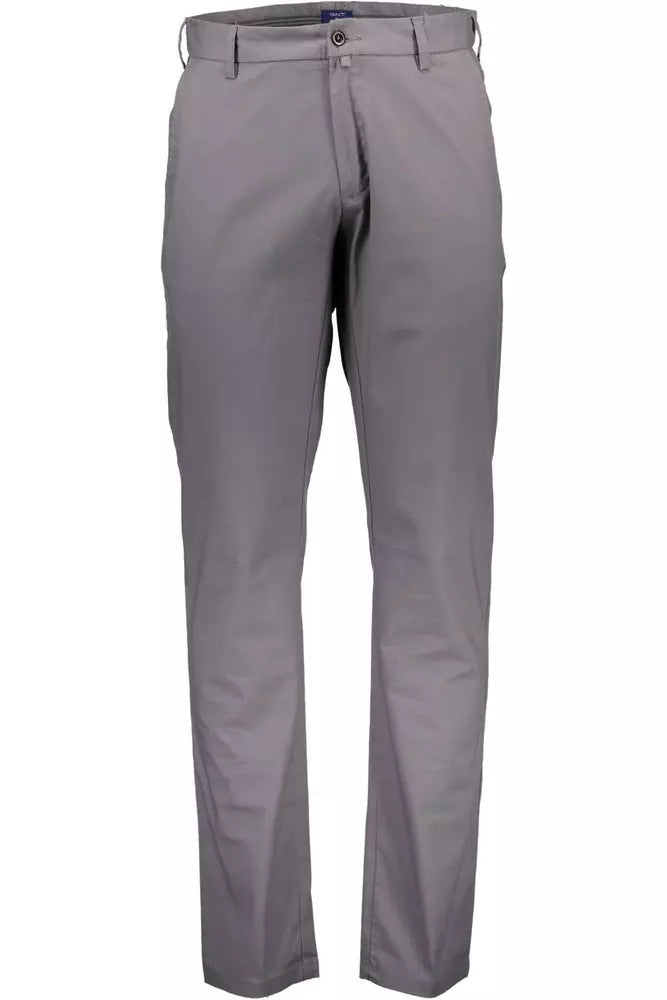 Gant Gray Cotton Men Pants