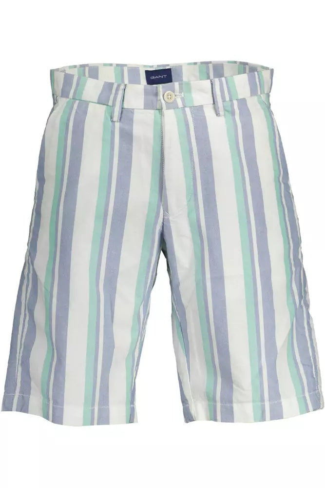 Gant White Cotton Mens Bermuda Pant