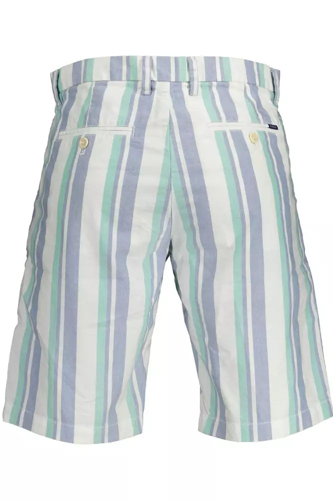 Gant White Cotton Mens Bermuda Pant