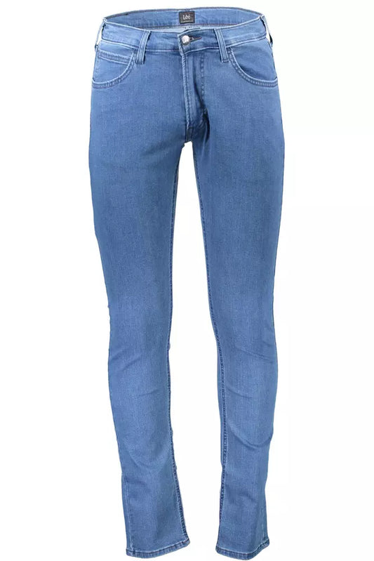 Lee Blue Cotton Men Jeans