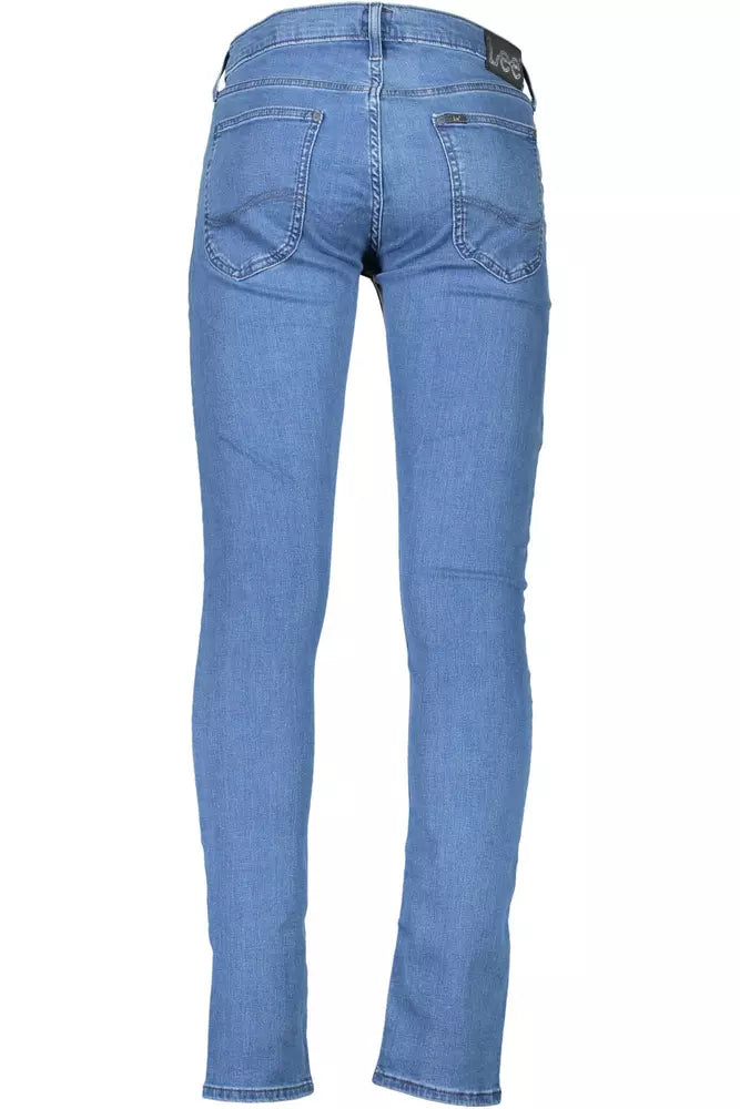 Lee Blue Cotton Men Jeans