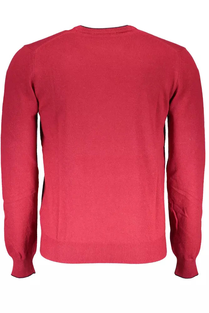 Harmont & Blaine Red Wool Men Sweater