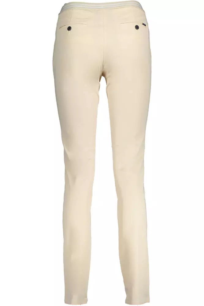 Gant Beige Polyester Women Pant