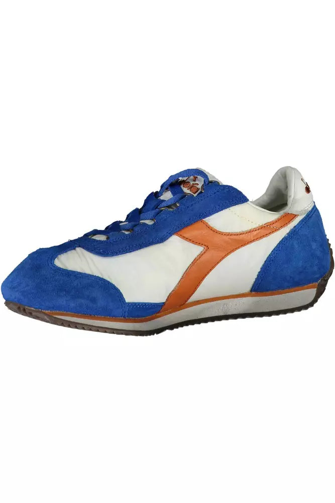 Diadora Blue Leather Women Sneaker