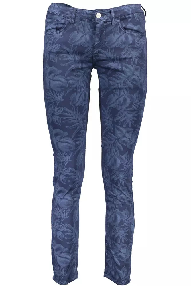 Gant Blue Cotton Women's Pant