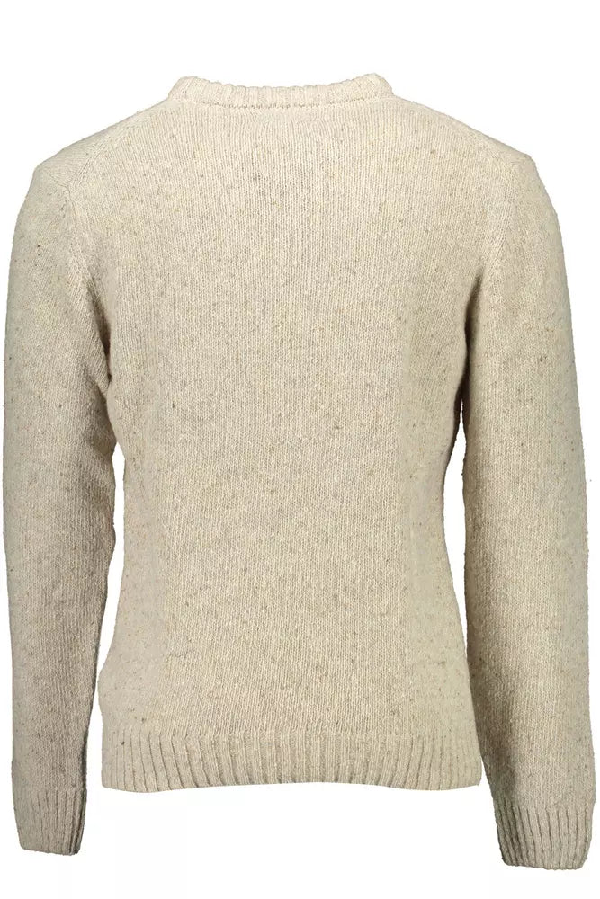 Gant Beige Wool Men Sweater