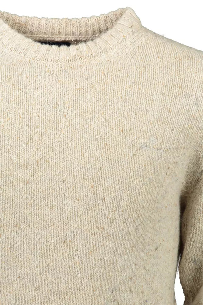 Gant Beige Wool Men Sweater