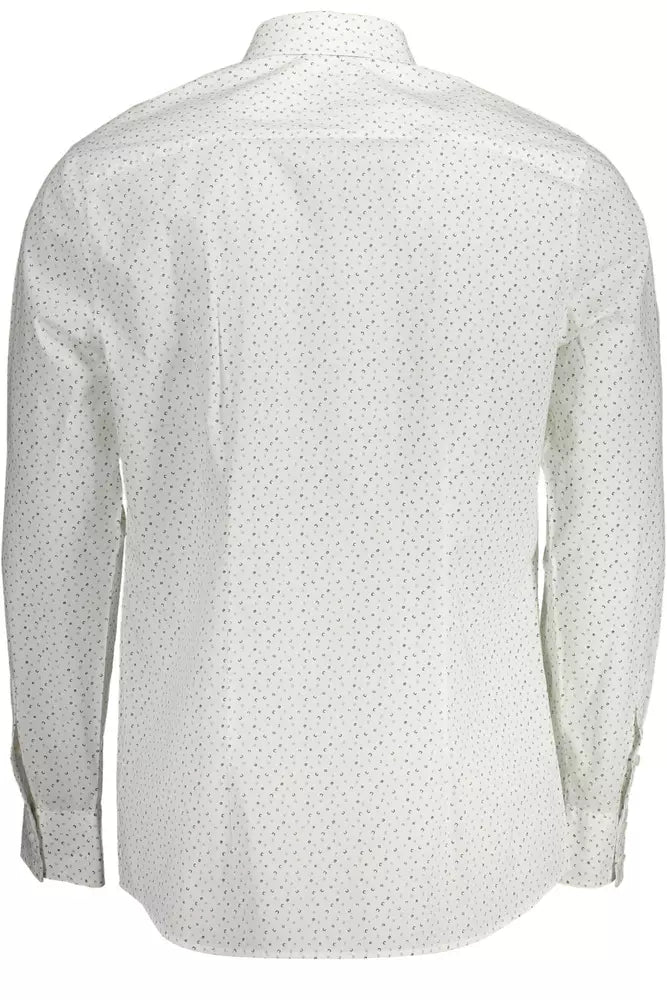 Guess Jeans White Cotton Men's Shirt