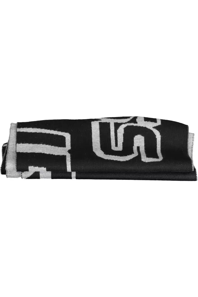 Guess Jeans Black Polyamide Men Scarf