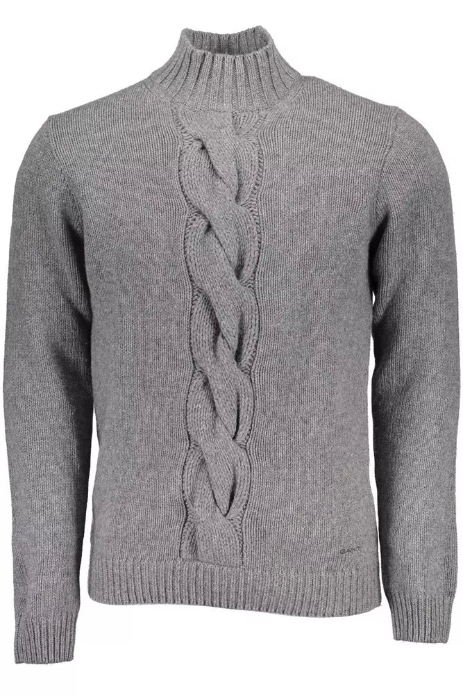 Gant Gray Wool Men Sweater