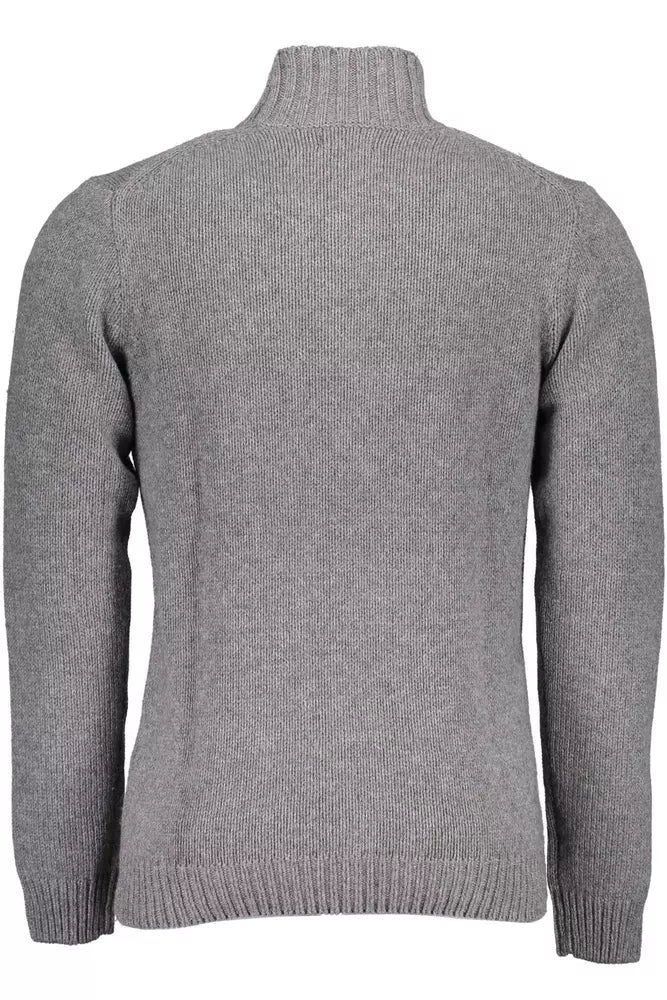 Gant Gray Wool Men Sweater