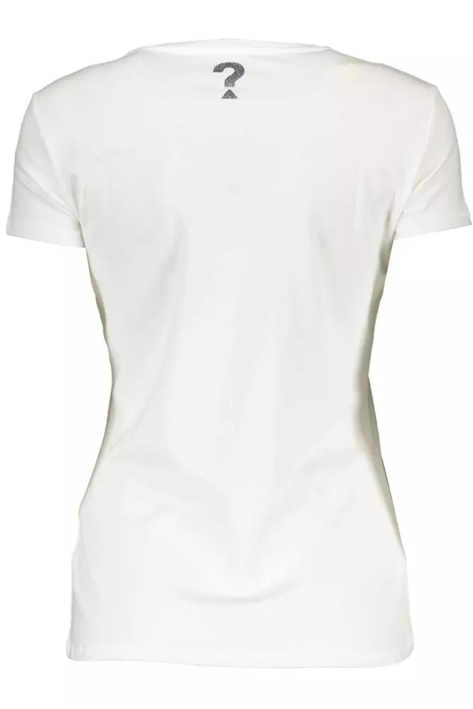 Guess Jeans White Cotton Women T-Shirt