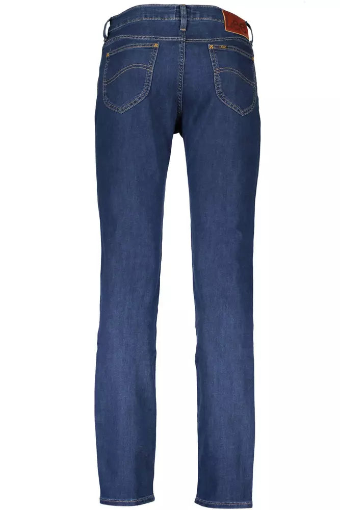 Lee Blue Cotton Men Jeans