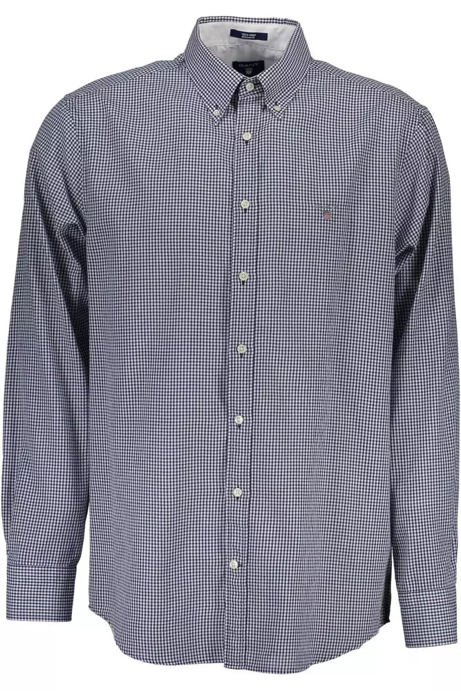 Gant Blue Cotton Men Shirt