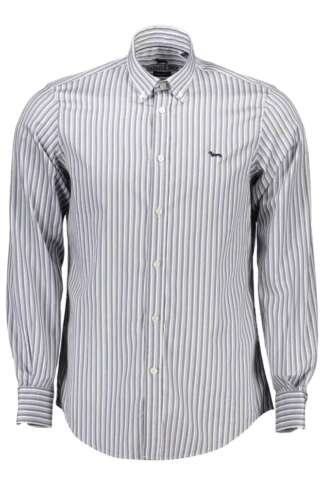 Harmont & Blaine Light Blue Cotton Men Shirt