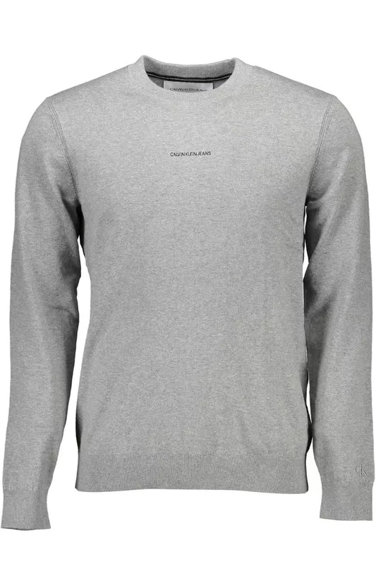 Calvin Klein Gray Cotton Men Shirt