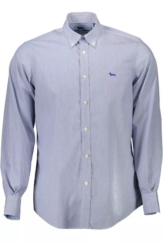 Harmont & Blaine Blue Cotton Men Shirt