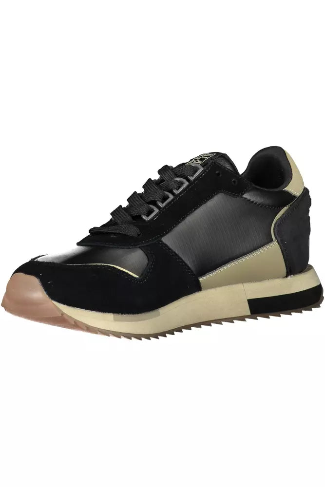 Napapijri Black Leather Women Sneaker