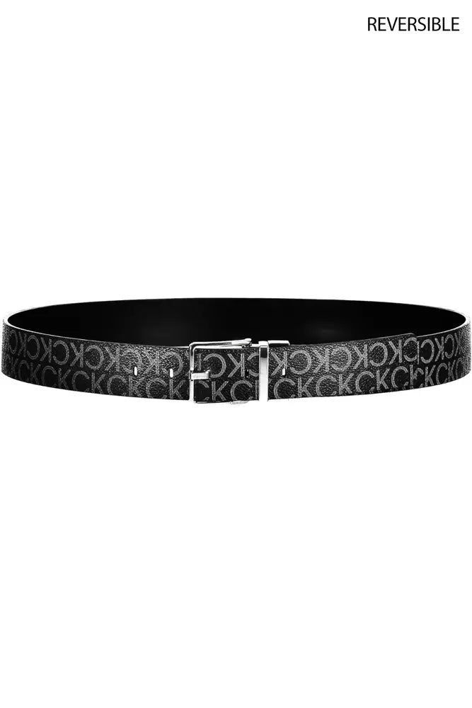 Calvin Klein Black Polyethylene Men Belt