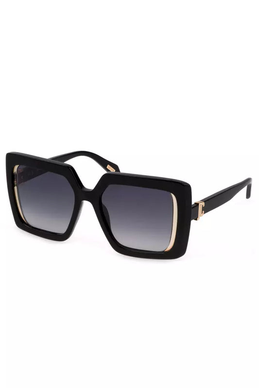 Just Cavalli Chic Square Frame Smoke Lens Sunglasses