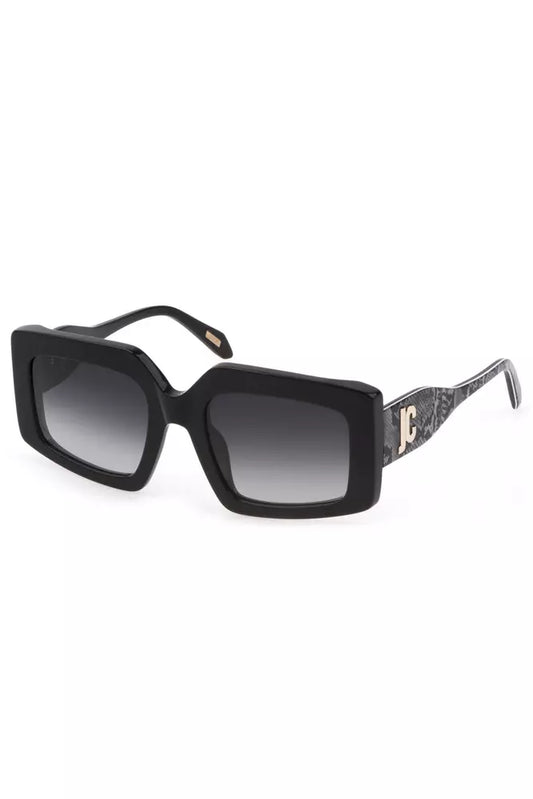 Just Cavalli Chic Square Frame Smoke Lens Sunglasses