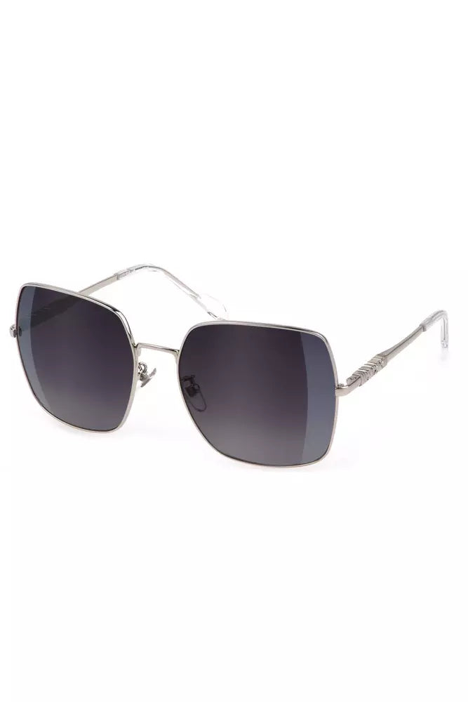 Just Cavalli Chic Silver Square Metal Sunglasses