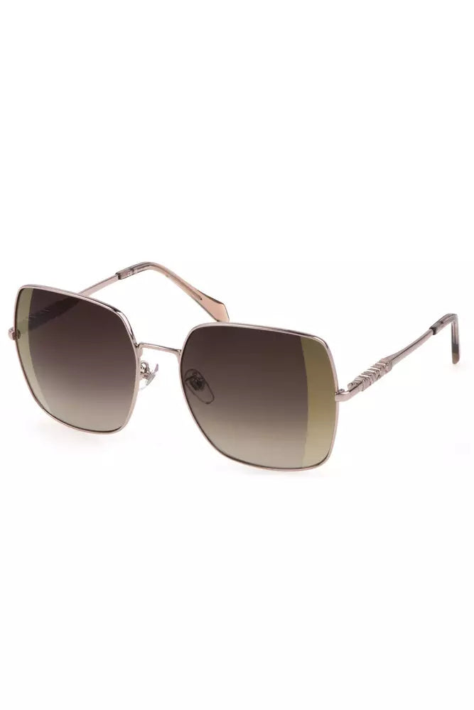 Just Cavalli Chic Pink Square Metal Sunglasses