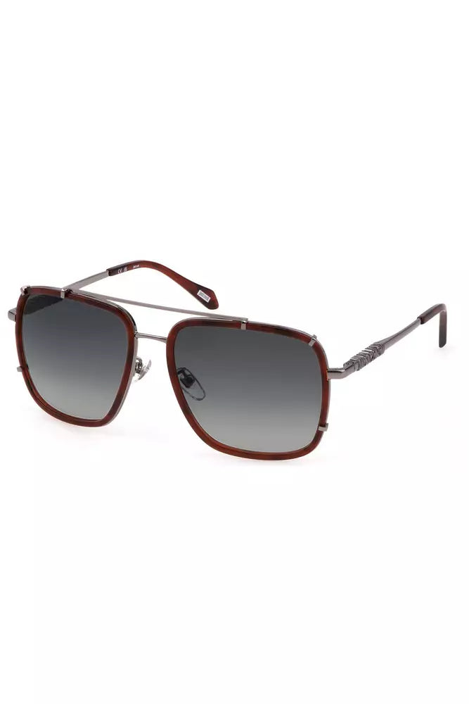 Just Cavalli Elegant Square Frame Metal Sunglasses