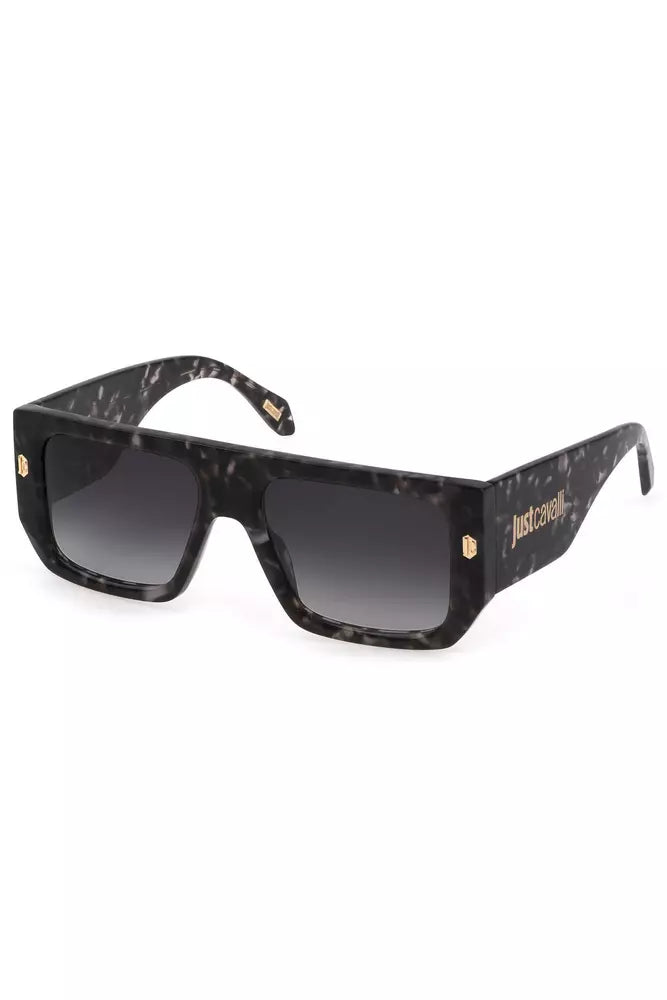 Just Cavalli Chic Square Lens Designer Sunglasses