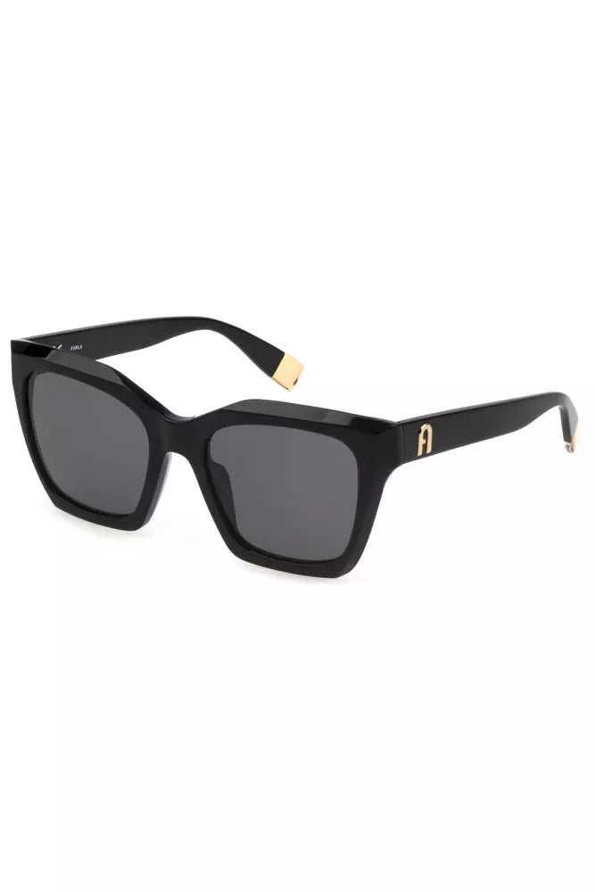 Furla Black Acetate Women Sunglasses