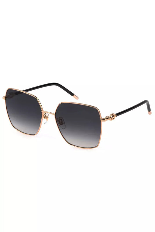 Furla Elegant Gold Square Frame Sunglasses