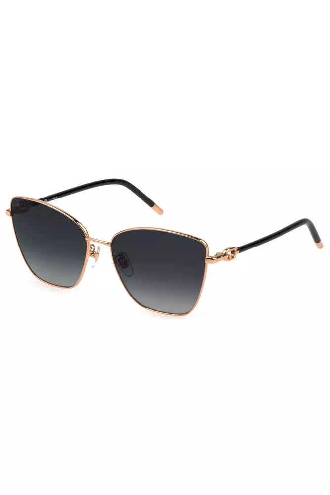 Furla Gold Metal Women Sunglass