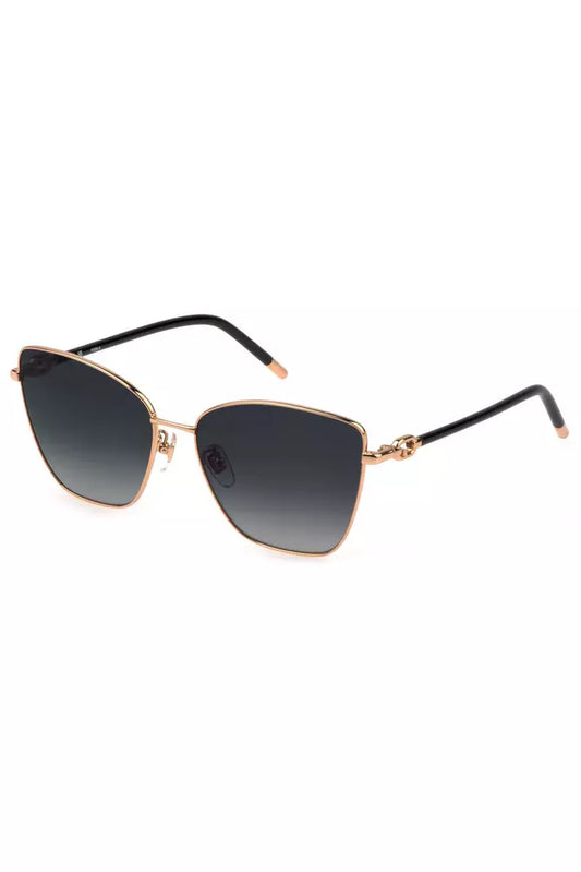 Furla Elegant Gold-Tone Metal Frame Sunglasses