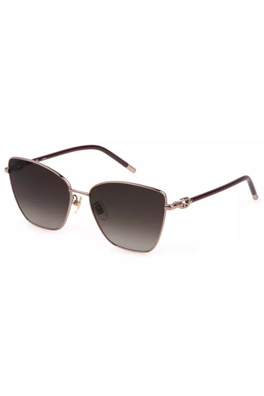 Furla Elegant Square Metal Frame Sunglasses