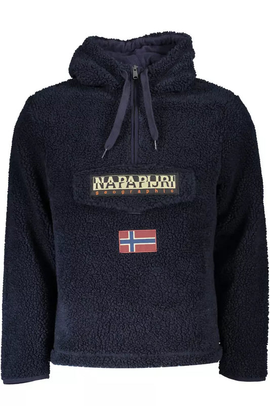 Napapijri Blue Polyester Men Jacket