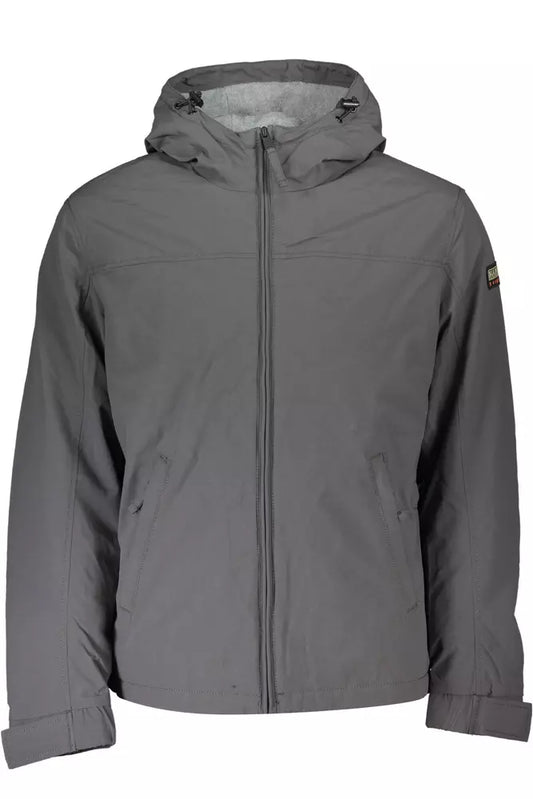 Napapijri Gray Polyamide Men Jacket