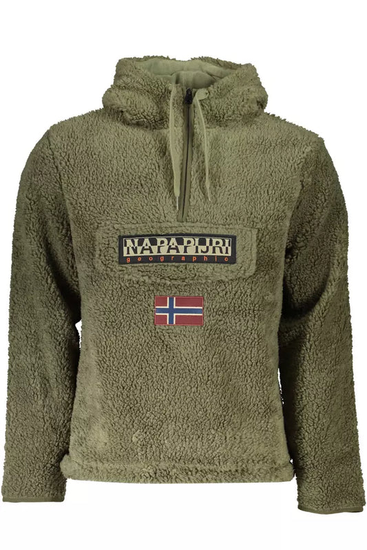 Napapijri Green Polyester Men Jacket