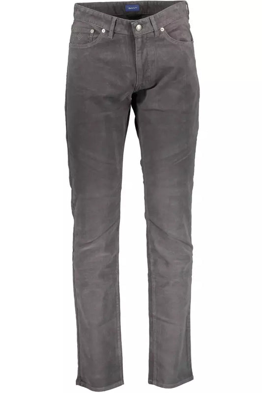 Gant Gray Cotton Men Pant