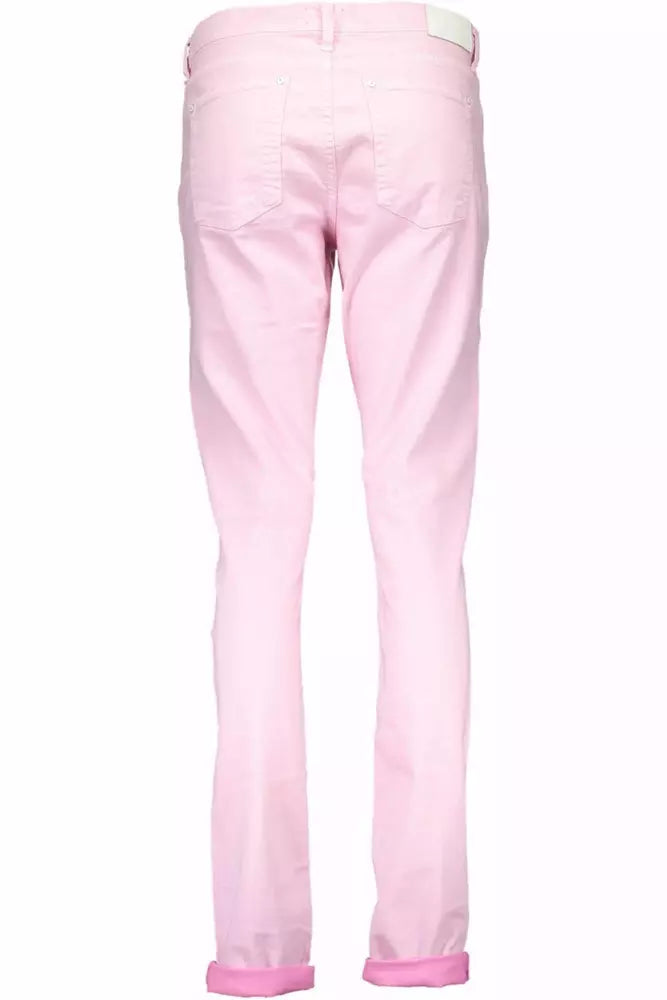 Gant Pink Cotton Women Pants