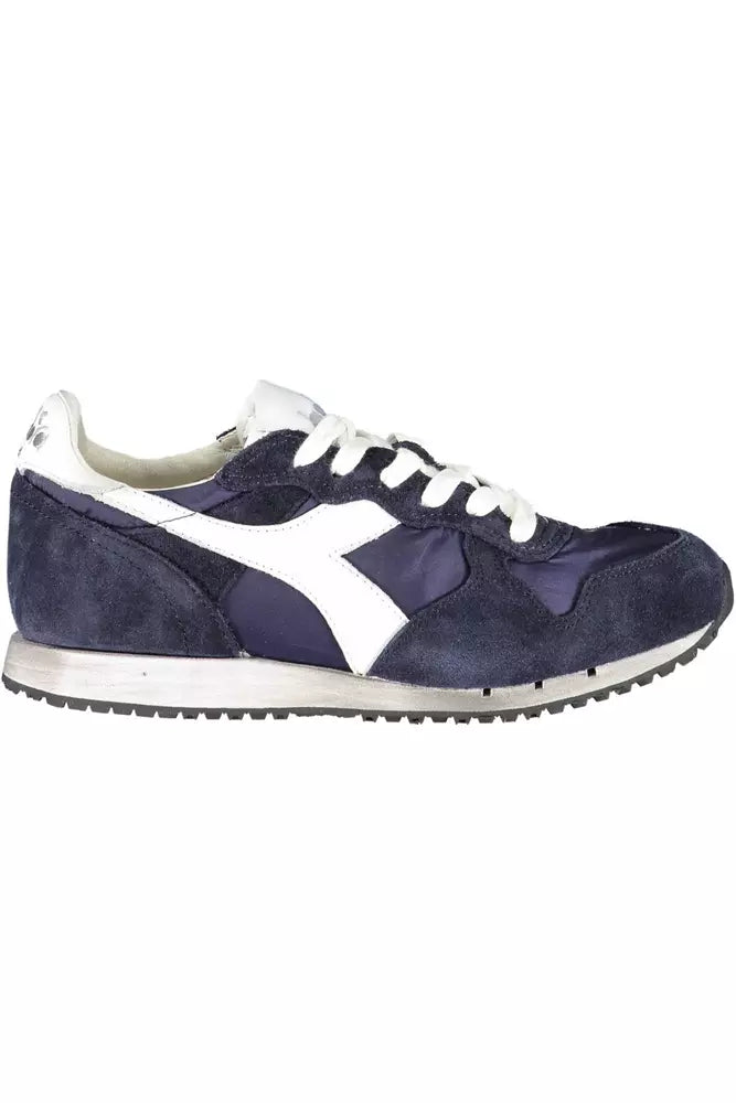 Diadora Blue Leather Women Sneaker