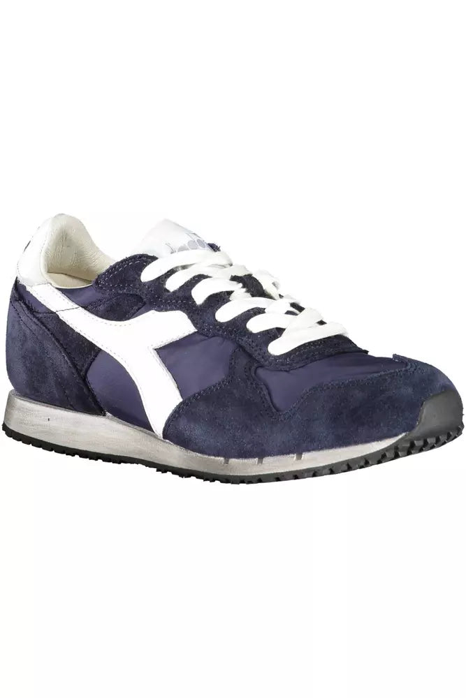 Diadora Blue Leather Women Sneaker