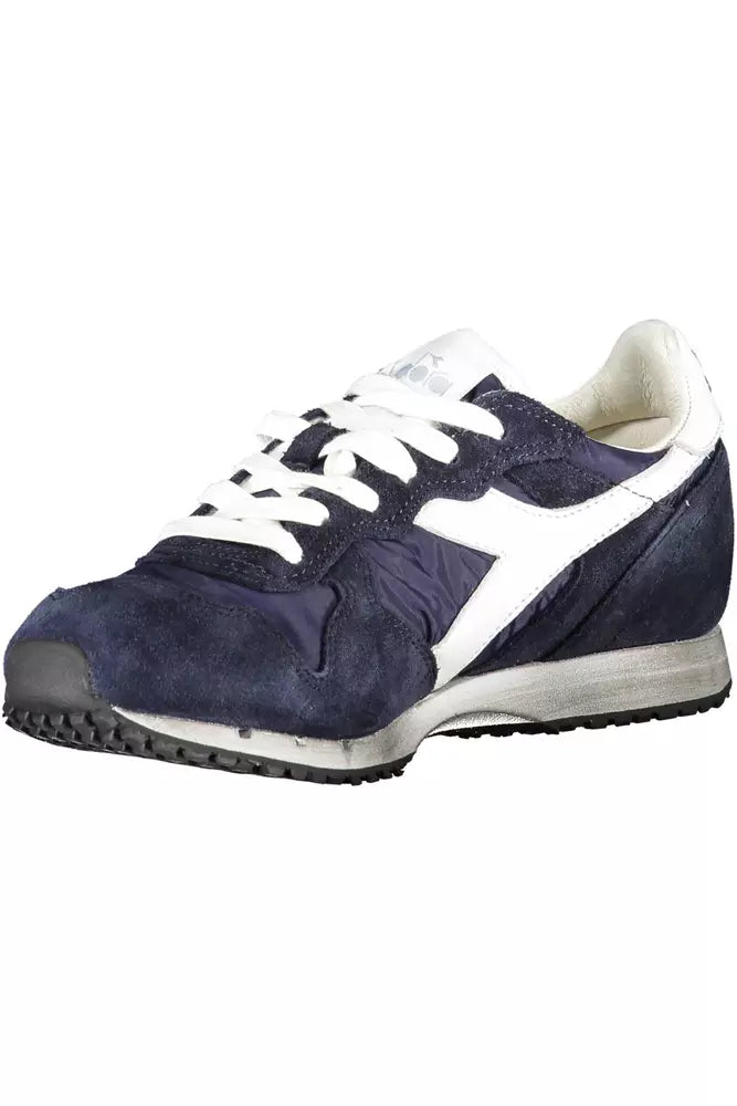 Diadora Blue Leather Women Sneaker