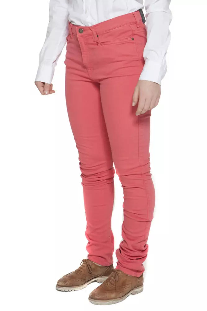 Gant Pink Cotton Women Jean