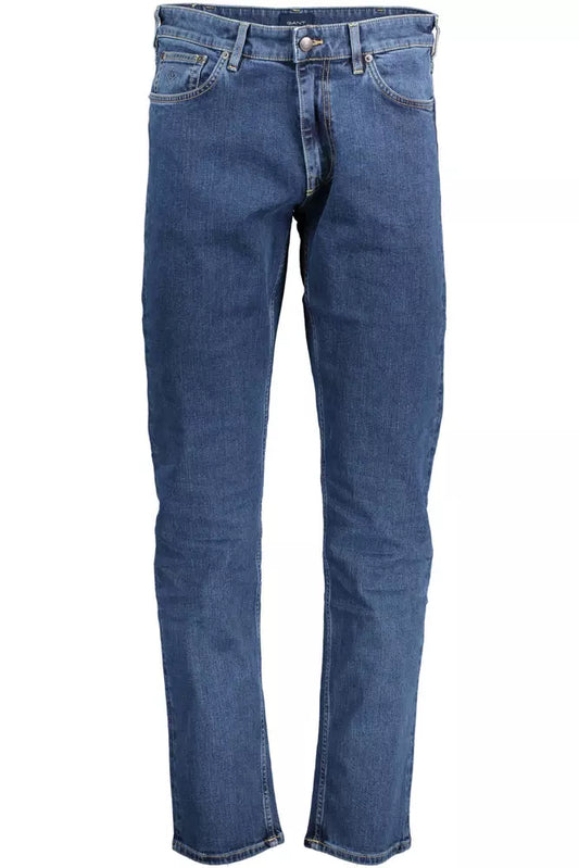 Gant Blue Cotton Men Jeans