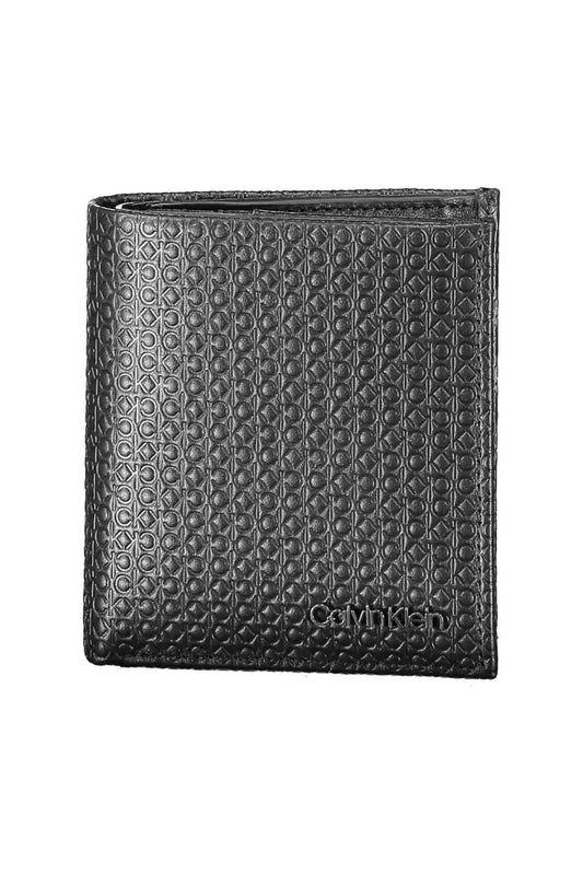 Calvin Klein Sleek Black Leather RFID Wallet for Men