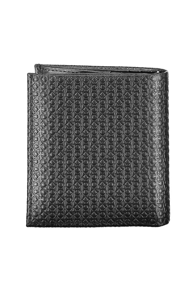 Calvin Klein Sleek Black Leather RFID Wallet for Men