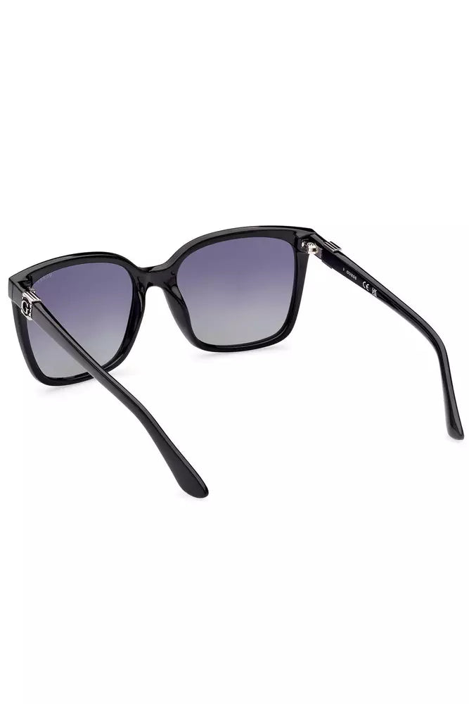 Guess Jeans Black Injected Women Sunglasses