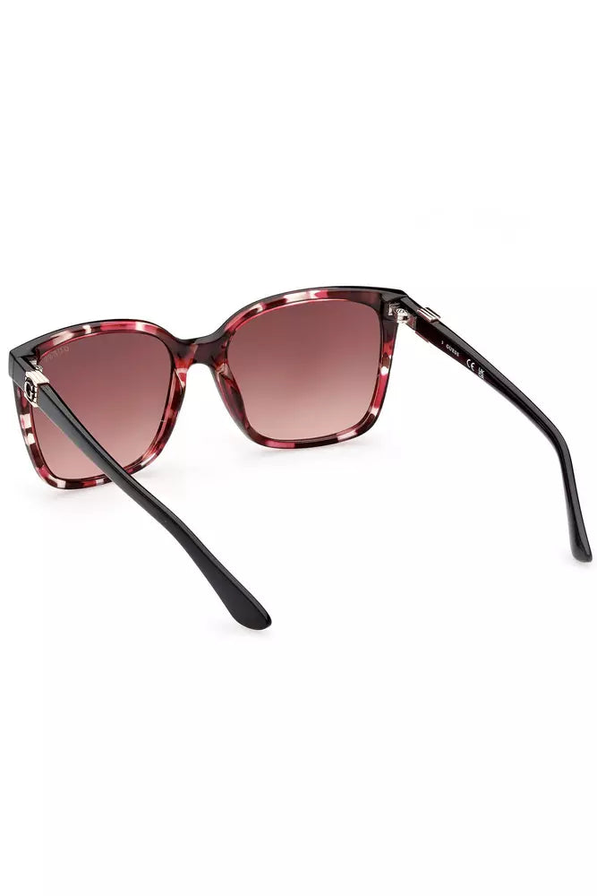 Guess Jeans Brown Injected Plastic Women Sunglasses