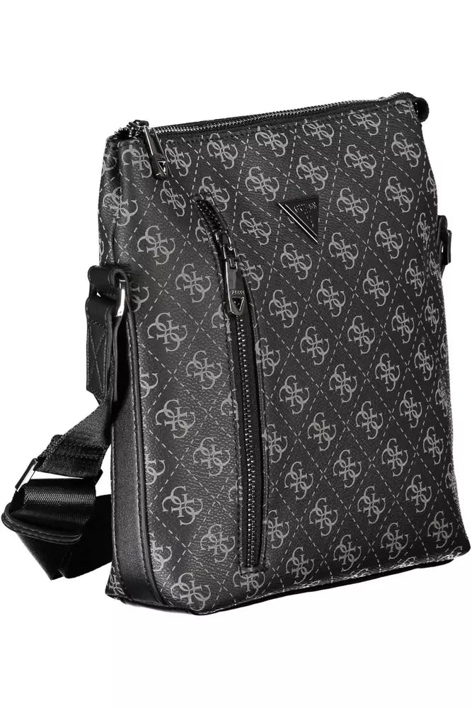 Guess Jeans Black Polyethylene Men Shoulder Bag